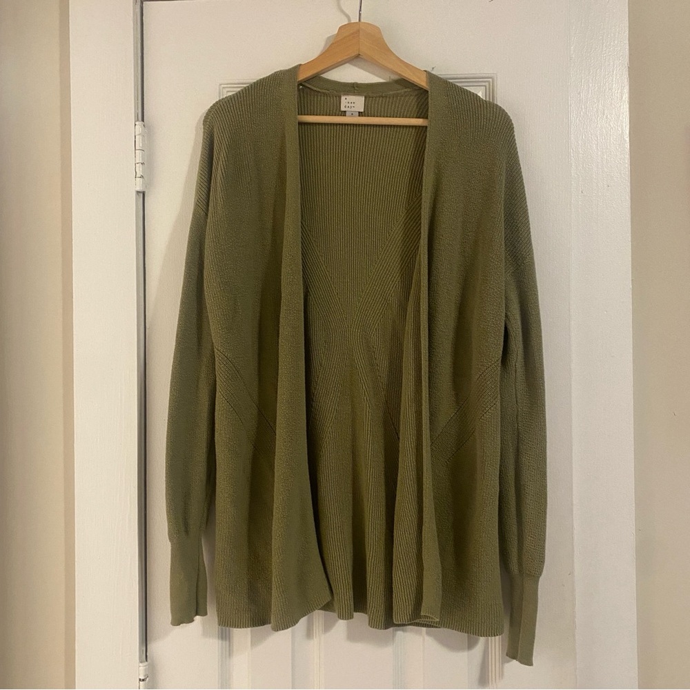 a new day Olive Cardigan Sweater